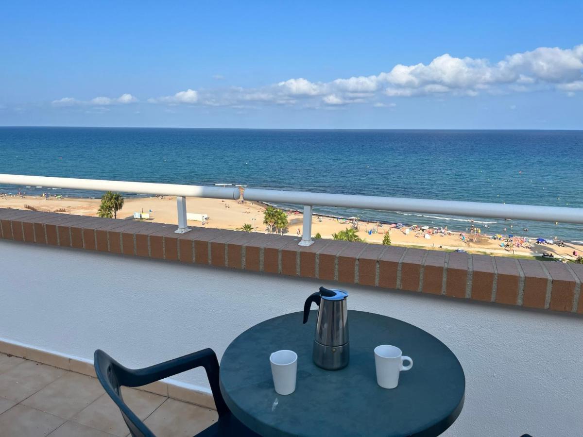 Acv - Vistamar Ii-1ª Linea Planta 9 Frontal Al Mar Apartman Orpesa Kültér fotó