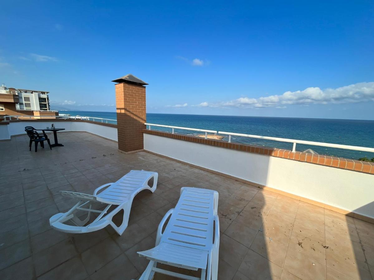 Acv - Vistamar Ii-1ª Linea Planta 9 Frontal Al Mar Apartman Orpesa Kültér fotó