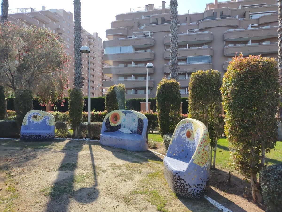 Acv - Vistamar Ii-1ª Linea Planta 9 Frontal Al Mar Apartman Orpesa Kültér fotó