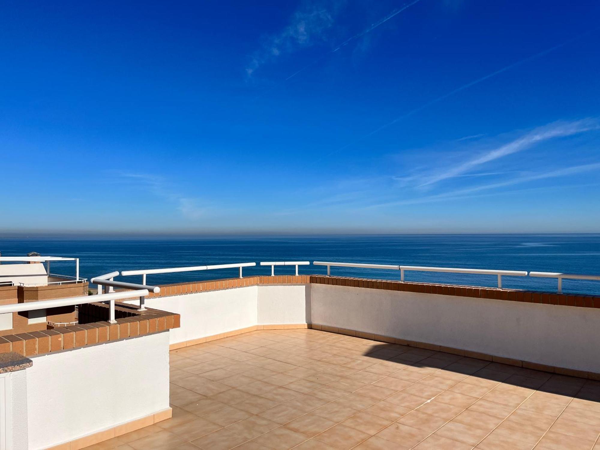 Acv - Vistamar Ii-1ª Linea Planta 9 Frontal Al Mar Apartman Orpesa Kültér fotó